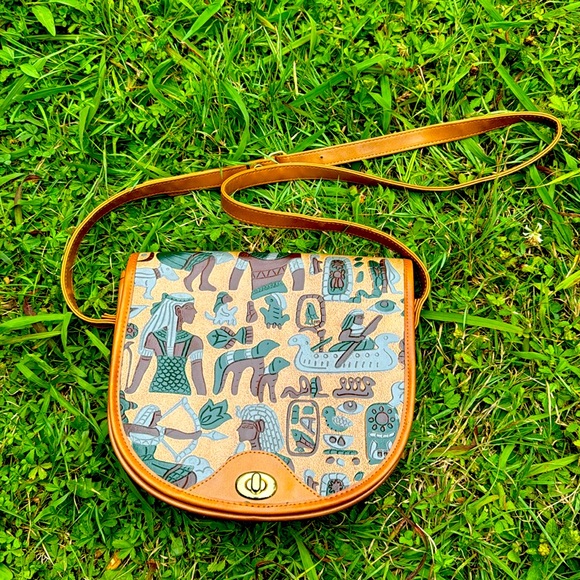 *Rare* Vintage Antique 1910s Egyptian Art Nouveau Leather Purse - Picture 1 of 8